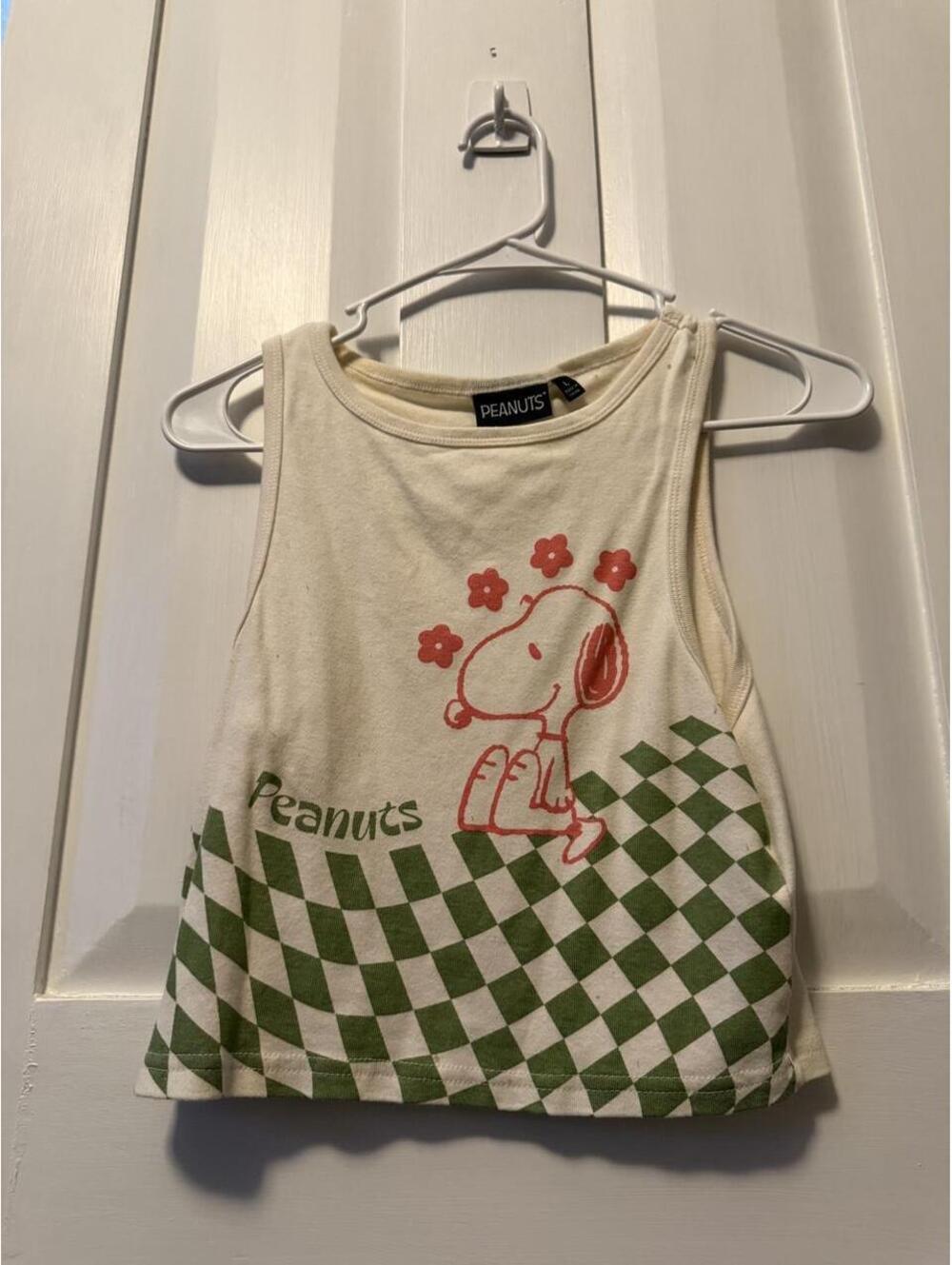 Peanuts Women's Cream and Multi Vests-tanks-cami